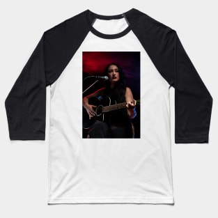 Guitar Lady Baseball T-Shirt